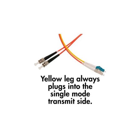 Cable Wholesale Mode Conditioning Cable LC / ST, OM2 Multimode, 50/125, 5 meter LCST-12005